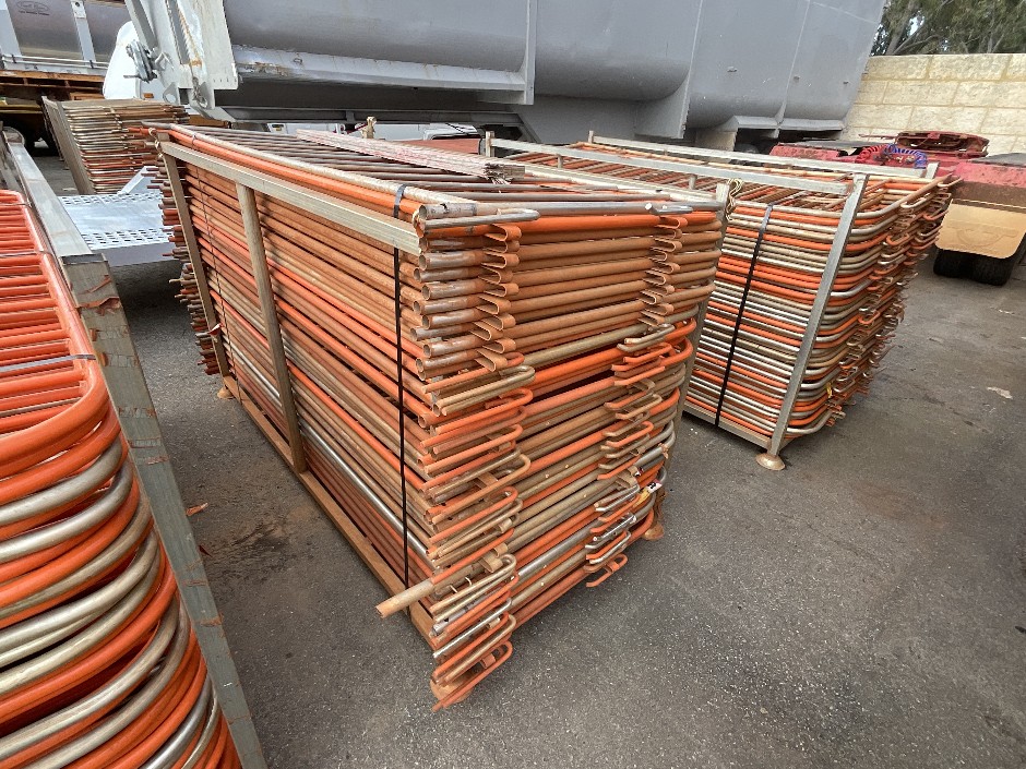 2x Crates of Temporary Fencing