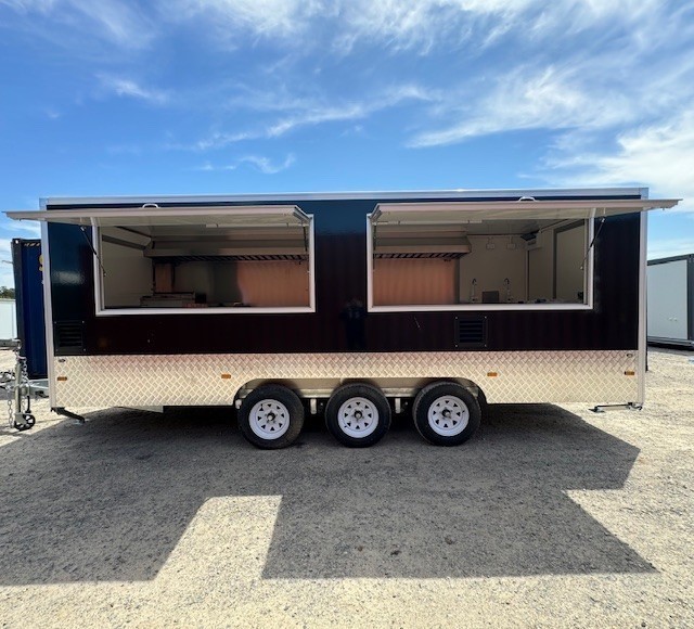 2025 Triple Axle Food Trailer (Unused) - Black