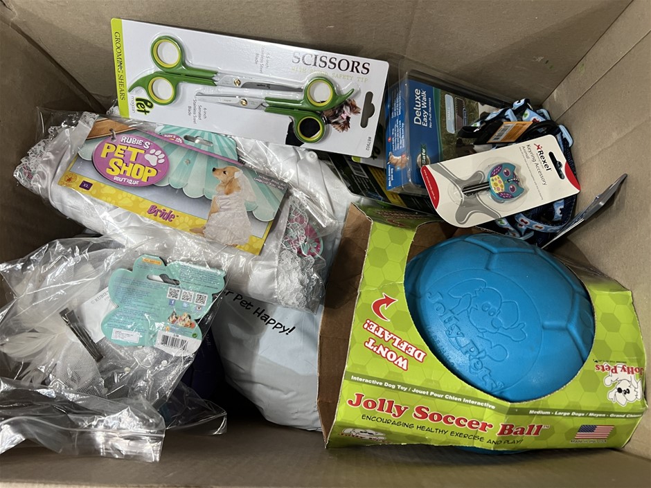 Assorted Pet Products. NB: Photo as is. Some Not in Original Packaging, Som