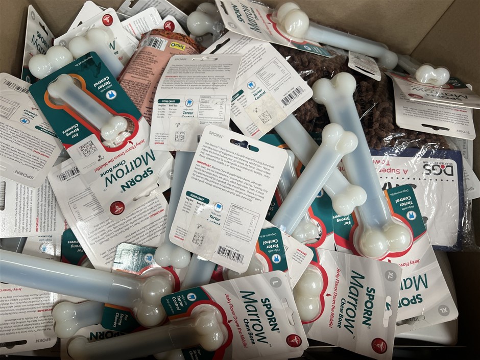 25 x Assorted Pet Products. NB: Photo as is. Some Not in Original Packaging