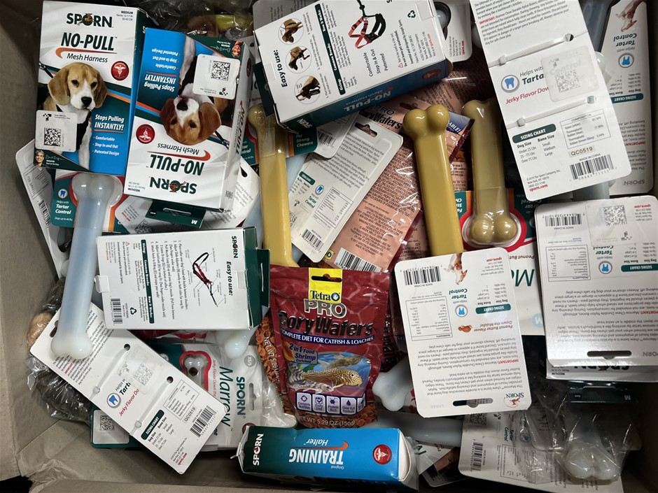 25 x Assorted Pet Products. NB: Photo as is. Some Not in Original Packaging