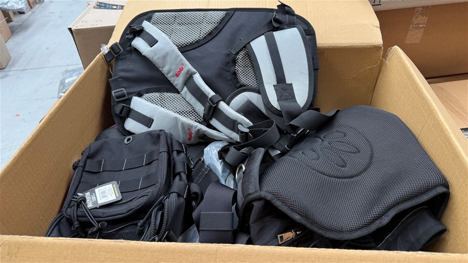 Assorted Box of Bags/Backpacks. NB: Items may not be in original packaging