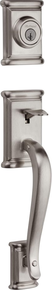 KWIKSET Ash Field Single Cylinder Exterior Only Handle Set Featuring Smart