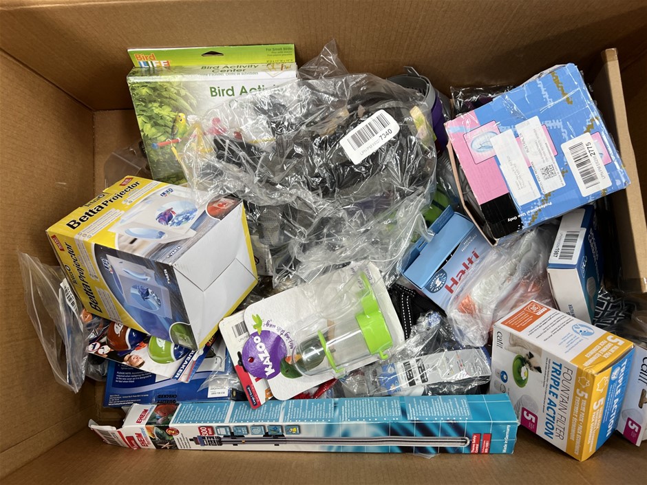 Assorted pet products. NB: Photo as is. Some Not in Original Packaging, Som