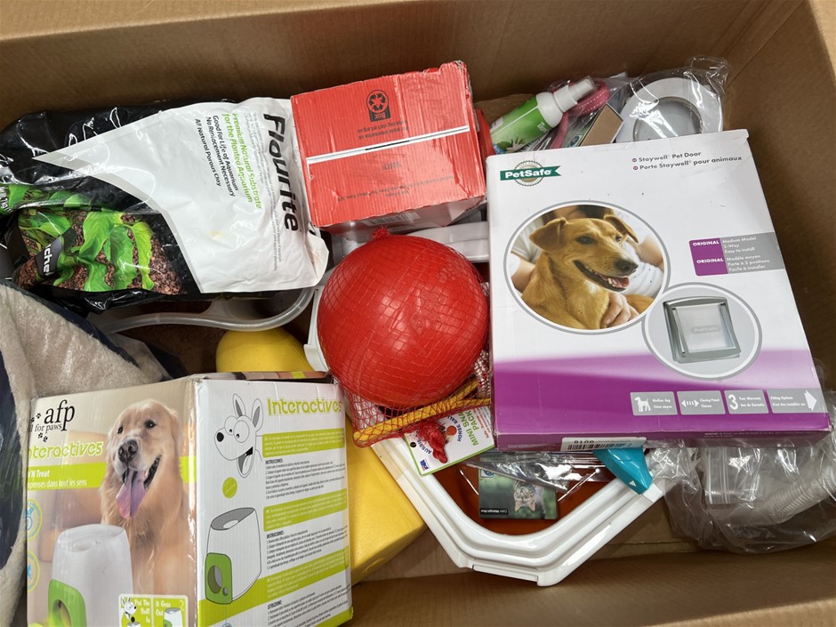 Assorted Pet products. NB: Photo as is. Some Not in Original Packaging, Som