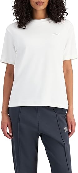 CHAMPION Women's Rochester Base Oversized Tee, Size XS, White, CQQ9N. RRP: