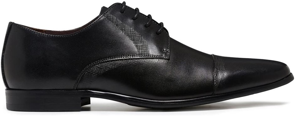 JULIUS MARLOW Men's Jaded Lace Up Flats, Size UK 8/US 9, Black. Buyers No