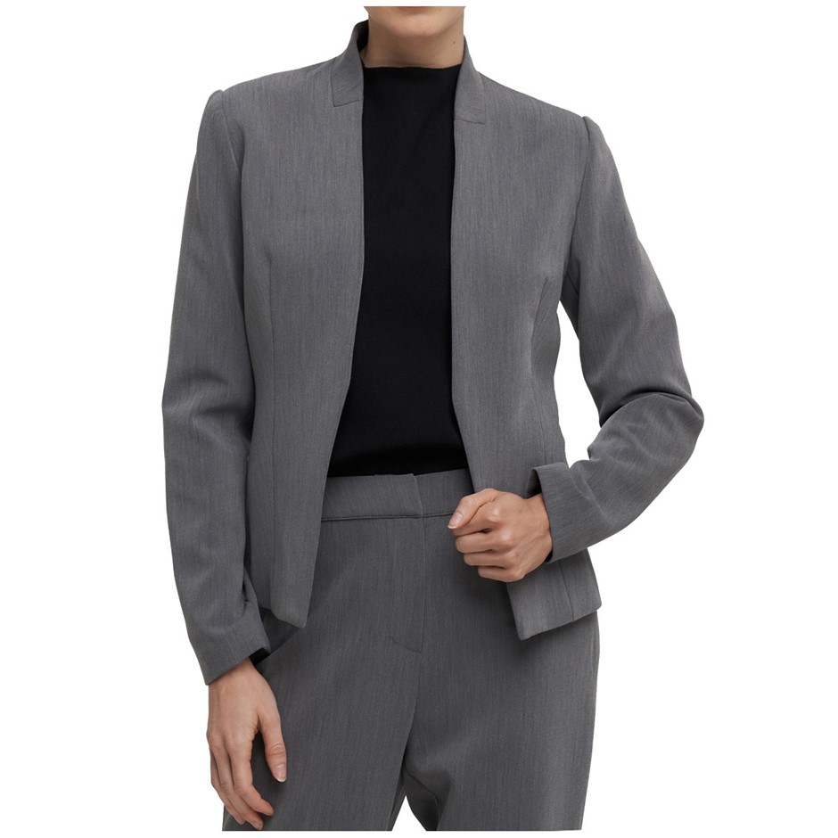 COOPER ST Women's Suit Blazer, Size 10, Polyester/ Viscose/Elastane, Grey.