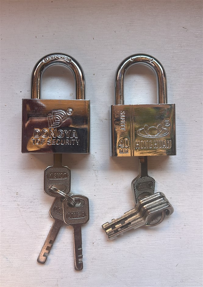2x Hong Huan Safety Padlocks (40mm)