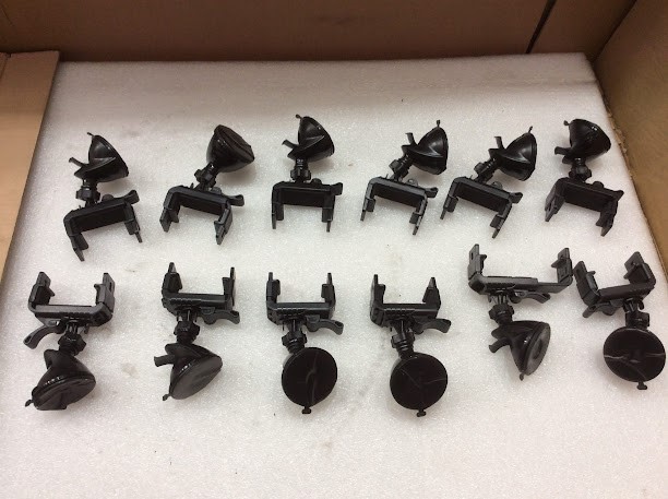 Mix Brand and Model Car Suction Cup Holder Black (Lot of 12)