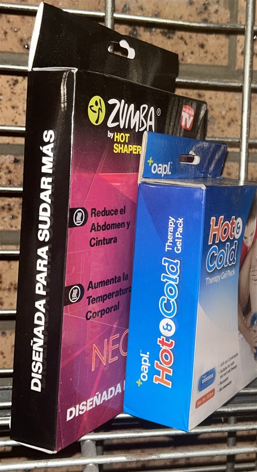 1x Zumba Hot Shapers, 1x Hot & Cold Gel Pack