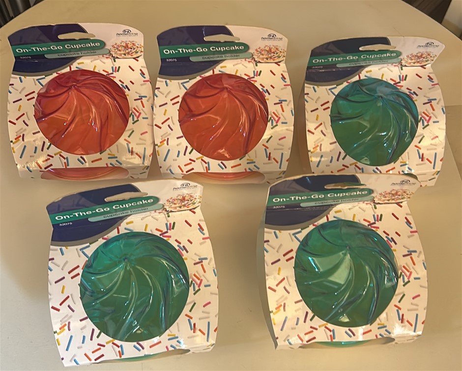5x On-The-Go Cupcake Holders
