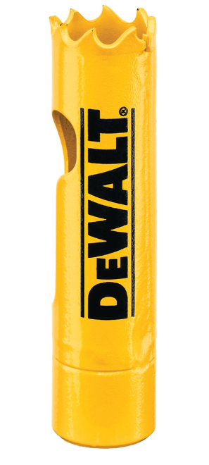 3 x DeWALT 16mm Bi-Metal Hole Saws.
