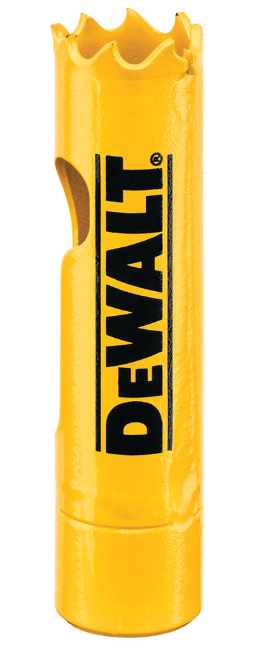 3 x DeWALT 17mm Bi-Metal Hole Saws.