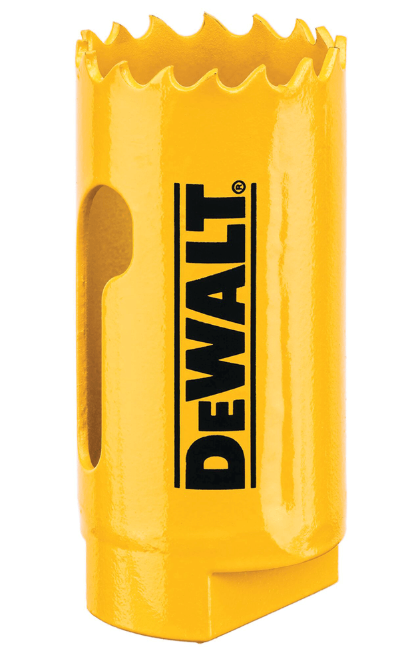 2 x DeWALT 30mm Bi-Metal Hole Saws.