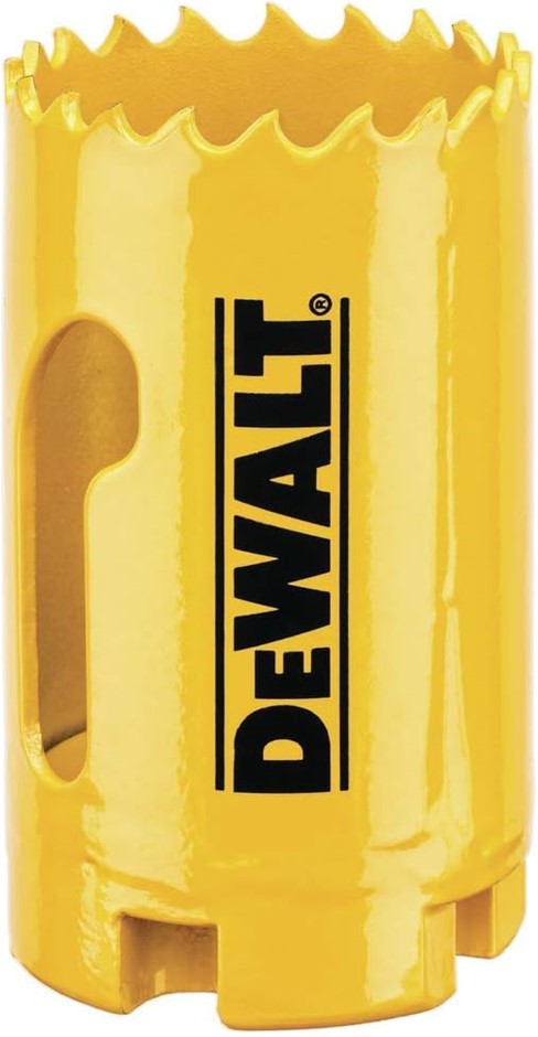 2 x DeWALT 35mm Bi-Metal Hole Saws.