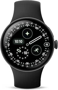 GOOGLE Pixel Watch 4 45MM WiFi Black/Obsidian. NB: Minor Use. No Dock.