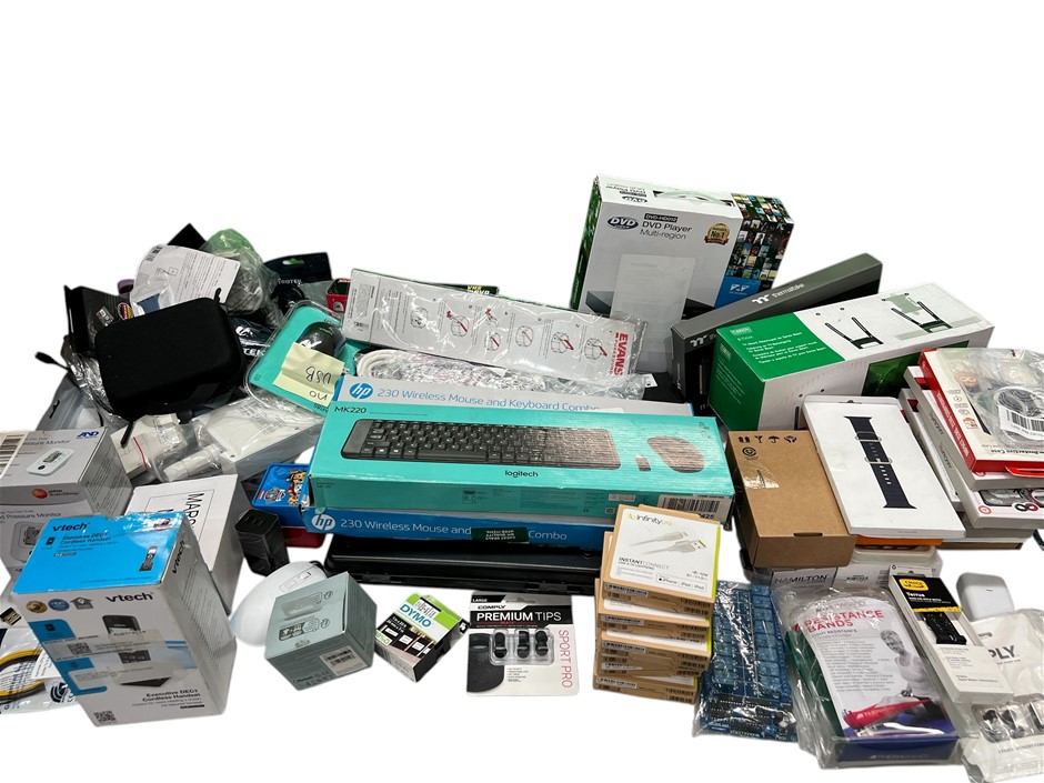 Assorted Electronics & Accessories. (Big Box) NB: Products Are Untested/Con