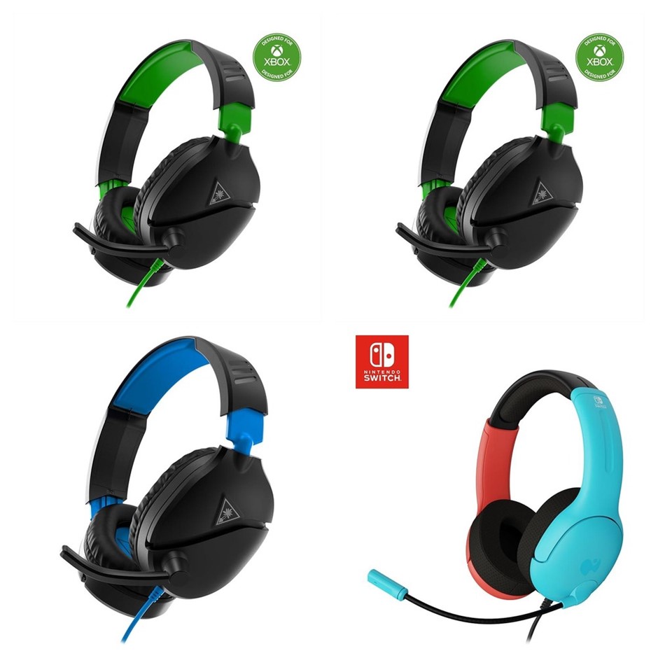 4 x Gaming Headsets. RRP -$200. 3 x TURTLE BEACH Recon 70 Cross-Platform Ga