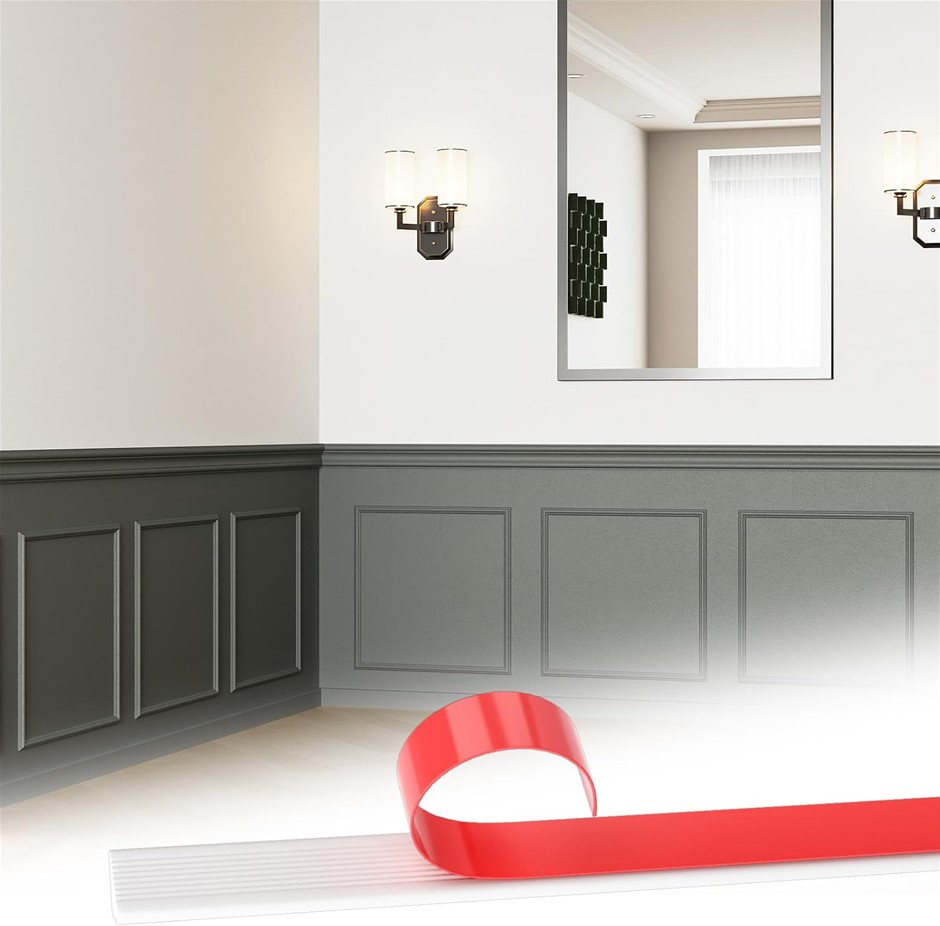 6 Set Accent Wall Molding Kit Premade Wainscoting Panels Wall Molding Peel