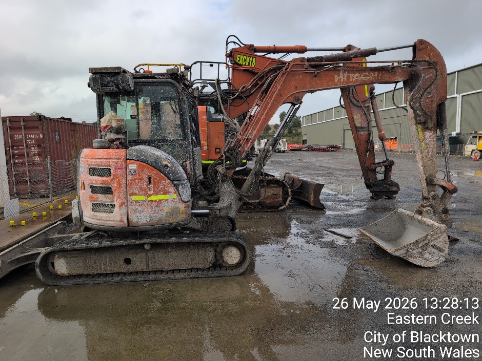 <p>2024 Hitachi ZX55U-5A Excavator (Site ID: EXCV12)</p>