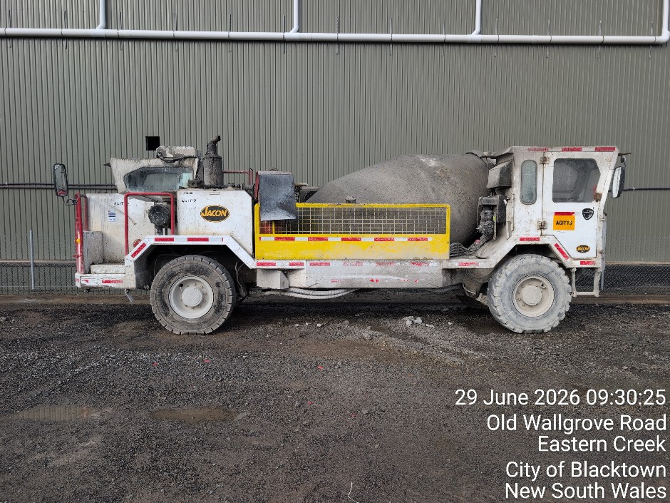 Jacon Concrete Agitator (Site ID: AGIT13)