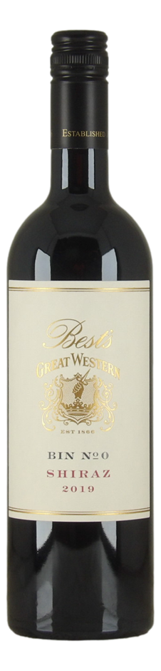 Best`s Wines Great Western, Bin N°0 Shiraz 2019 (1x 750mL), Grampians