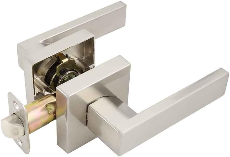 Design House 581108 Karsen Modern Passage Hall and Closet Door Lever Satin