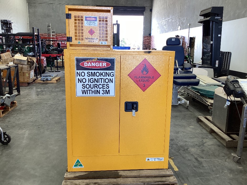 <p>Flammable Liquid Class 3 Metal Storage Cabinet</p>