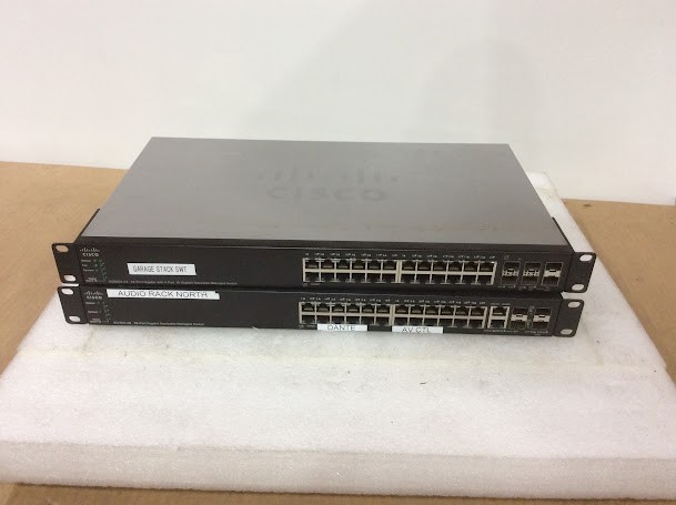 Cisco SG500X-24-K9 V04&SG500-28-K9 V04 Switch (Lot of 2)