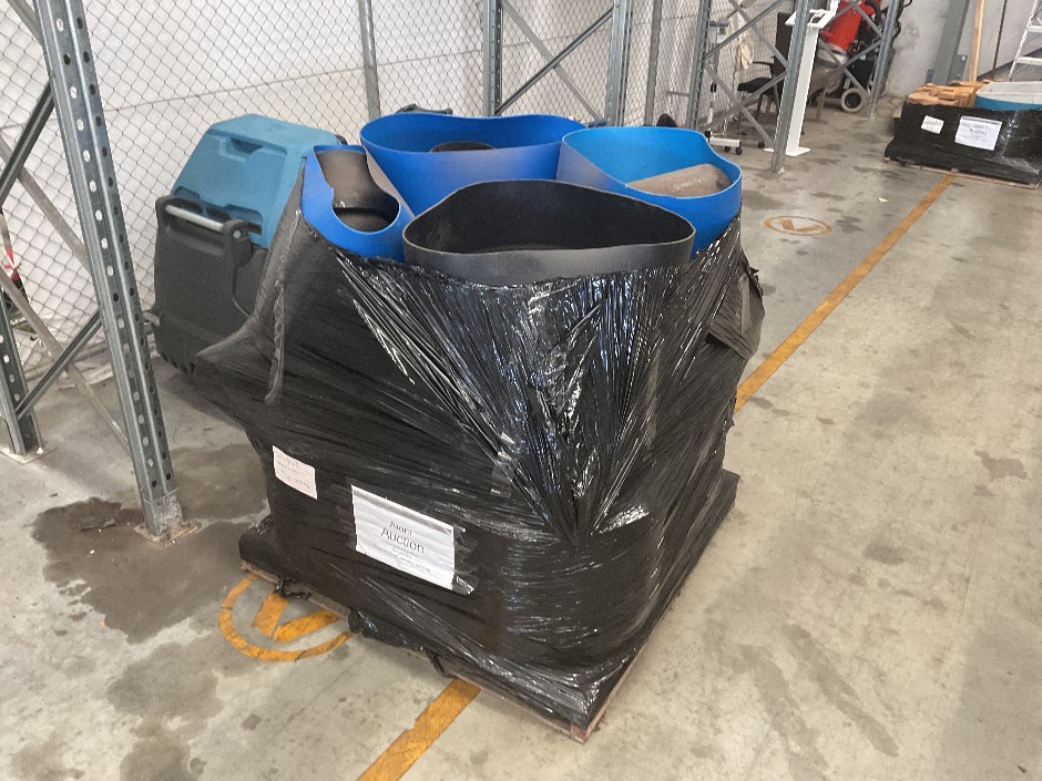 Various Sizes Of Hoses Fittings and Pipes Pallet Of