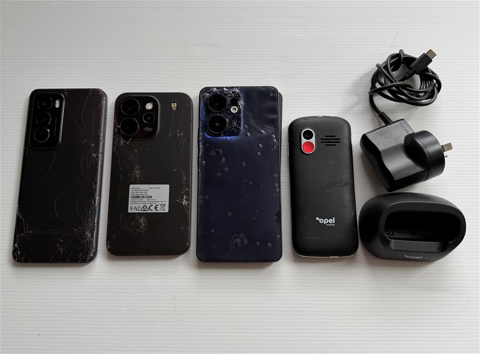 Oppo Reno 12 / Reno 15 Pro / 13F / Opel Big Button - For Parts (Lot of 4)