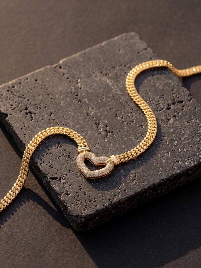 18KGF/Italy Stamped Yellow Gold Bonded Chain -48cm-Bonus Gift