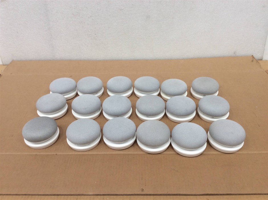 Google Home Mini Smart Speaker (Lot of 18)
