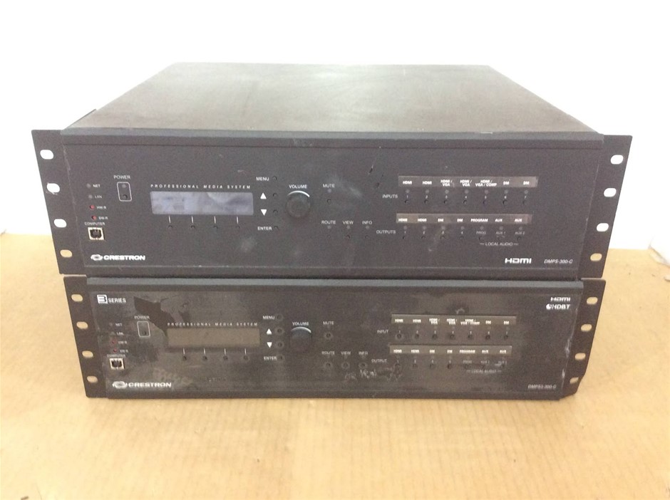 Crestron DMPS3-300-C DigitalMedia Presentation System (Lot of 2)