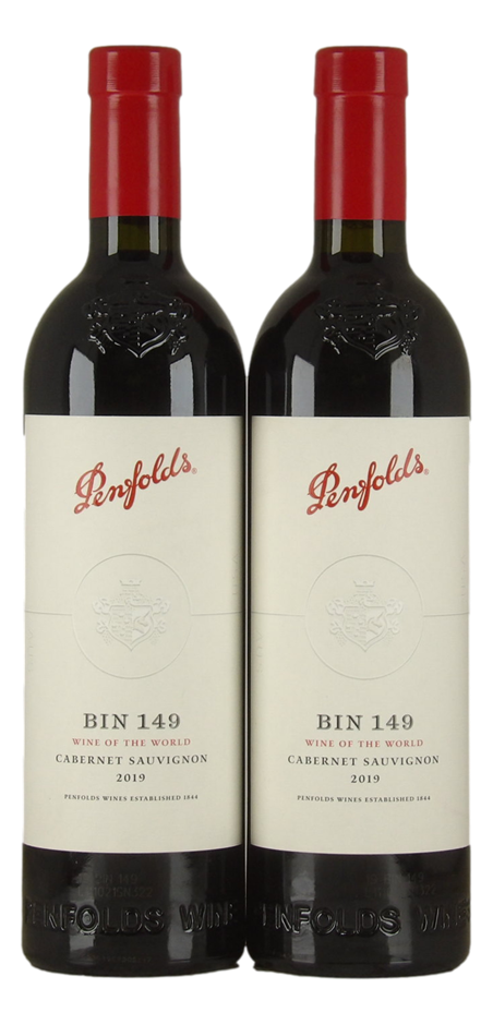 Penfolds Bin 149 Cabernet Sauvignon 2019 (2x 750mL), South Australia