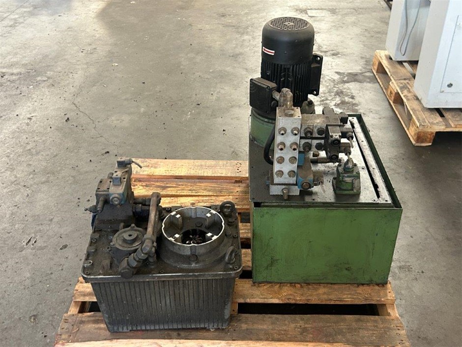 Hydraulic power pack and incomplete power pack.
