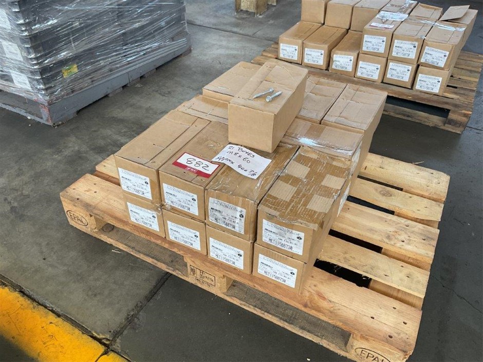 Qty 21 Boxes M8 x 60 Bolts