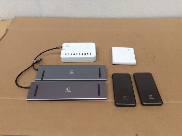 Comsol Chargers, Power Bank & Docking Stations (Lot of 6)