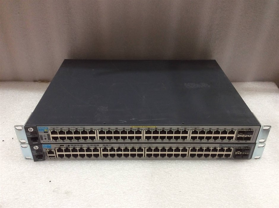 HP J9772A 2530-48G PoE+ Ethernet Switch + HP J9728A 2920-48G Ethernet witch