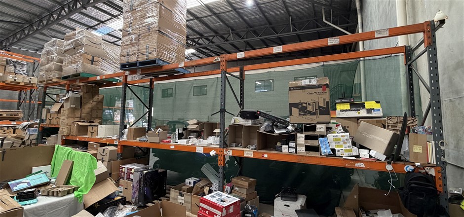 4x Bay of Dexion Pallet Racking Consisting of the Following Components