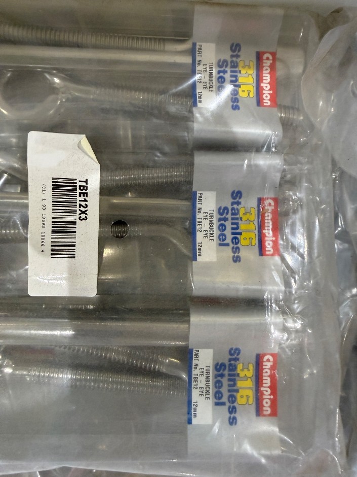 <p>Quantity Of Champion Eye-Eye Turnbuckles</p>