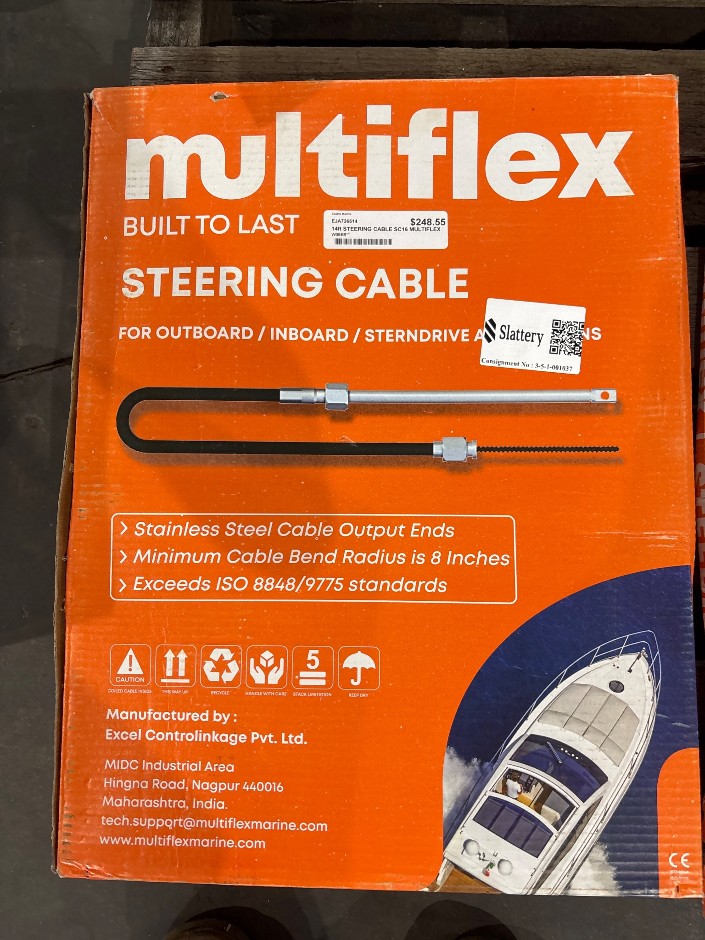 <p>Multiplex 14Ft Steering Cable</p>