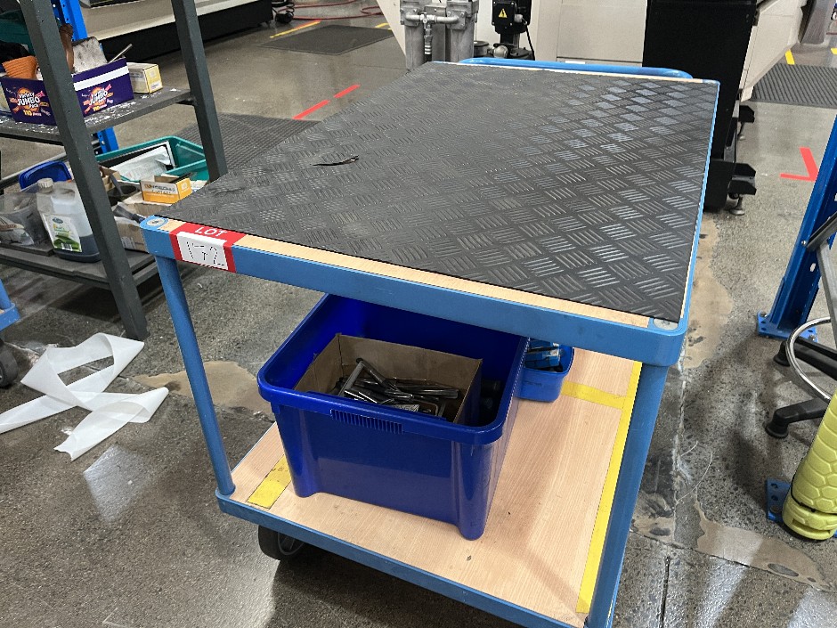 <p>Mobile 2 Tier Trolley with Contents</p>