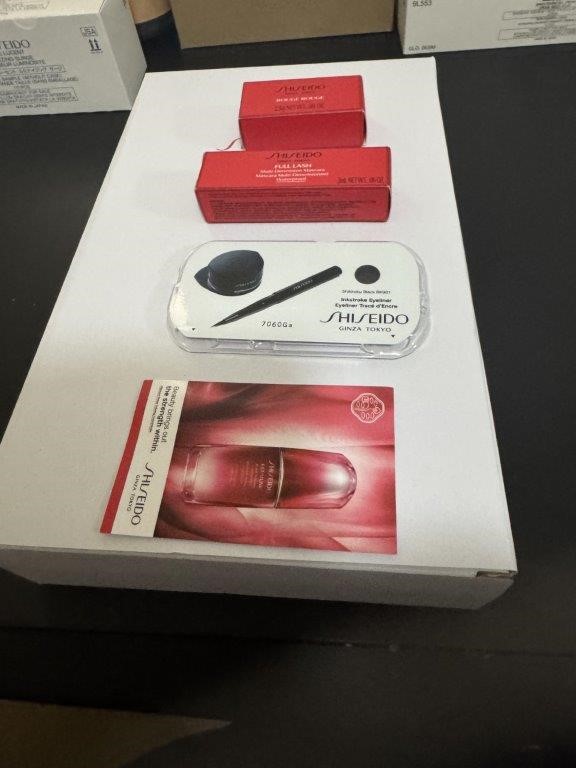 Shiseido Sample Kit Instroke Eyeliner Rouge Waterproof Mascara