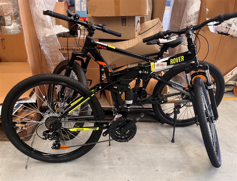 2 x Assorted Bicycles. NB: Sold as shown in image - Minor Use, Missing Part