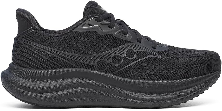SAUCONY Men's Triumph 23 Sneaker, US11/EU45, Triple Black, S21023-201. NB: