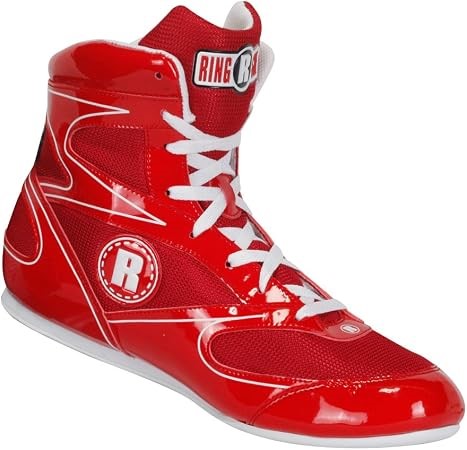 Ringside Diablo Wrestling Boxing Shoes, EU44/US11, Red. NB: Has been used.