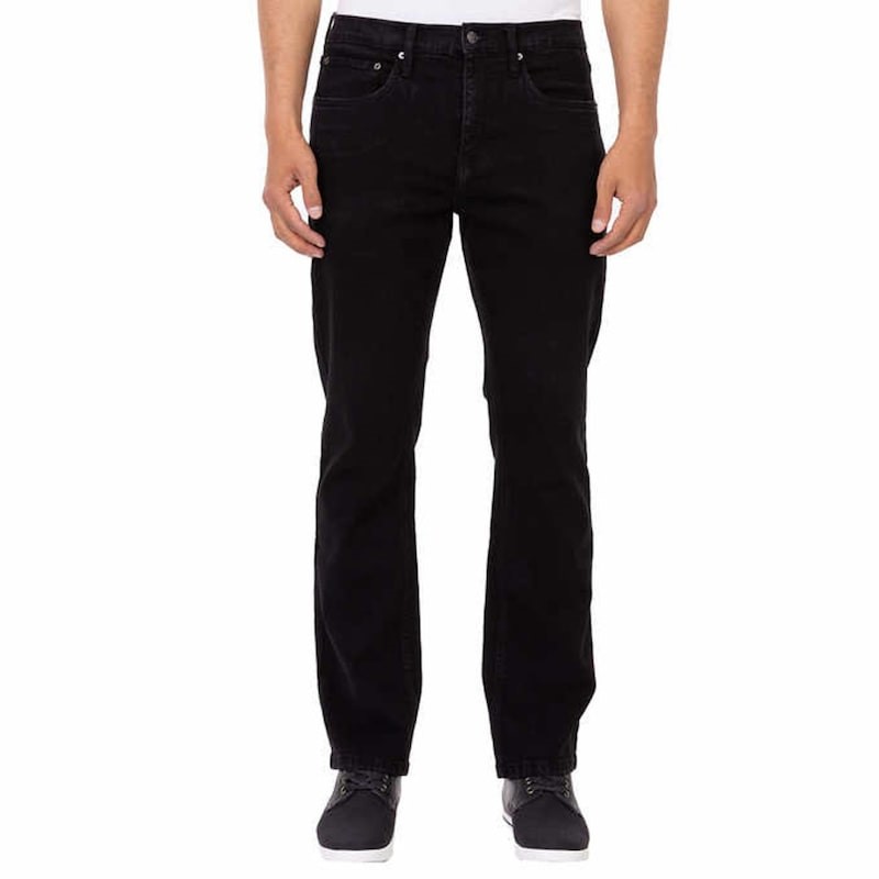 URBAN STAR Men's Jeans, Size 38x32, 98% Cotton, Black. Buyers Note - Disco