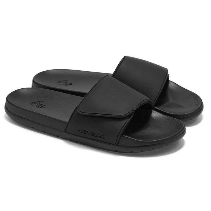 BODY GLOVE Unisex Slides, Size US10, Black. Buyers Note - Discount Freight